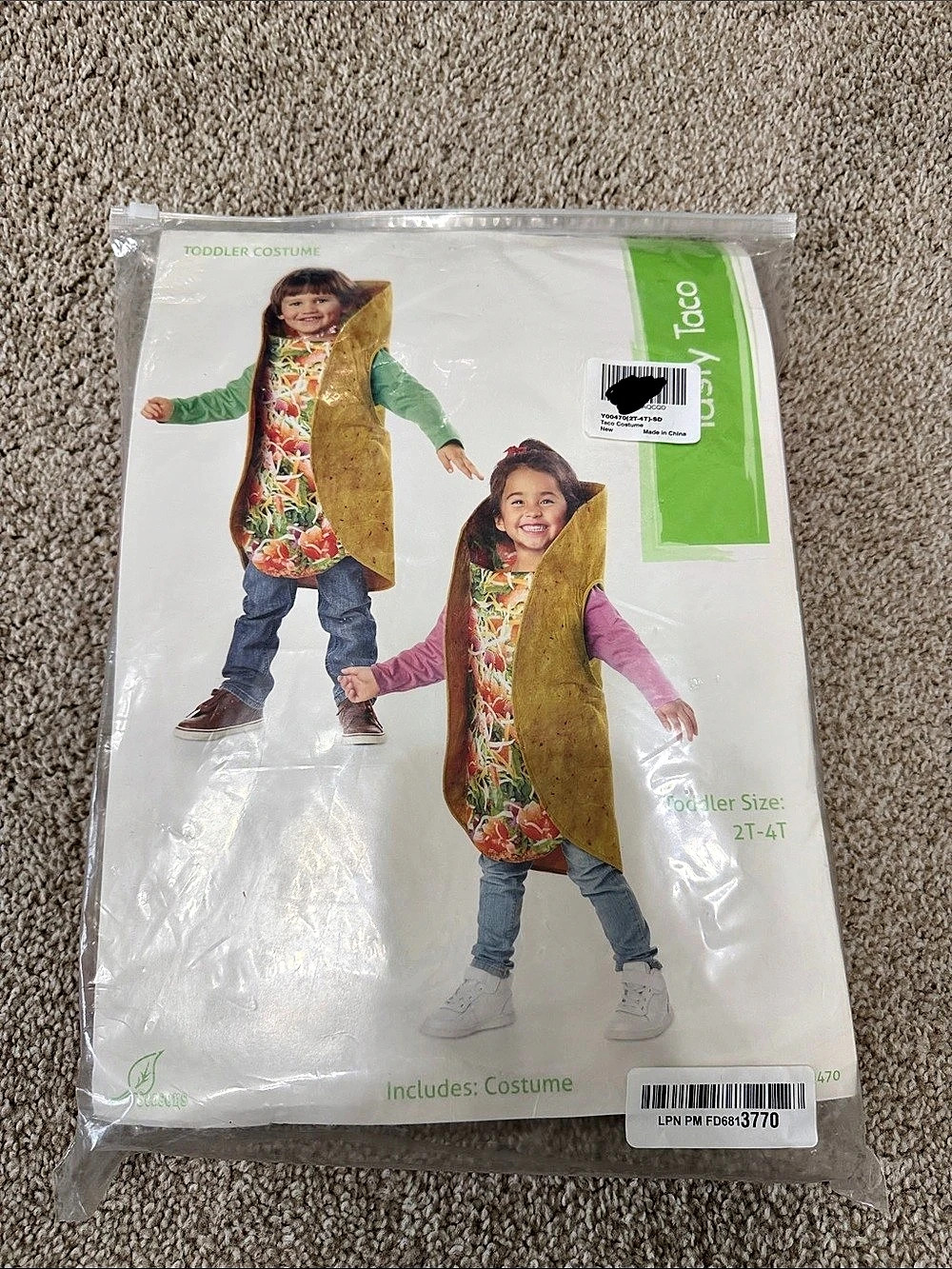 Toddler Tasty Taco Halloween Costume – NWT